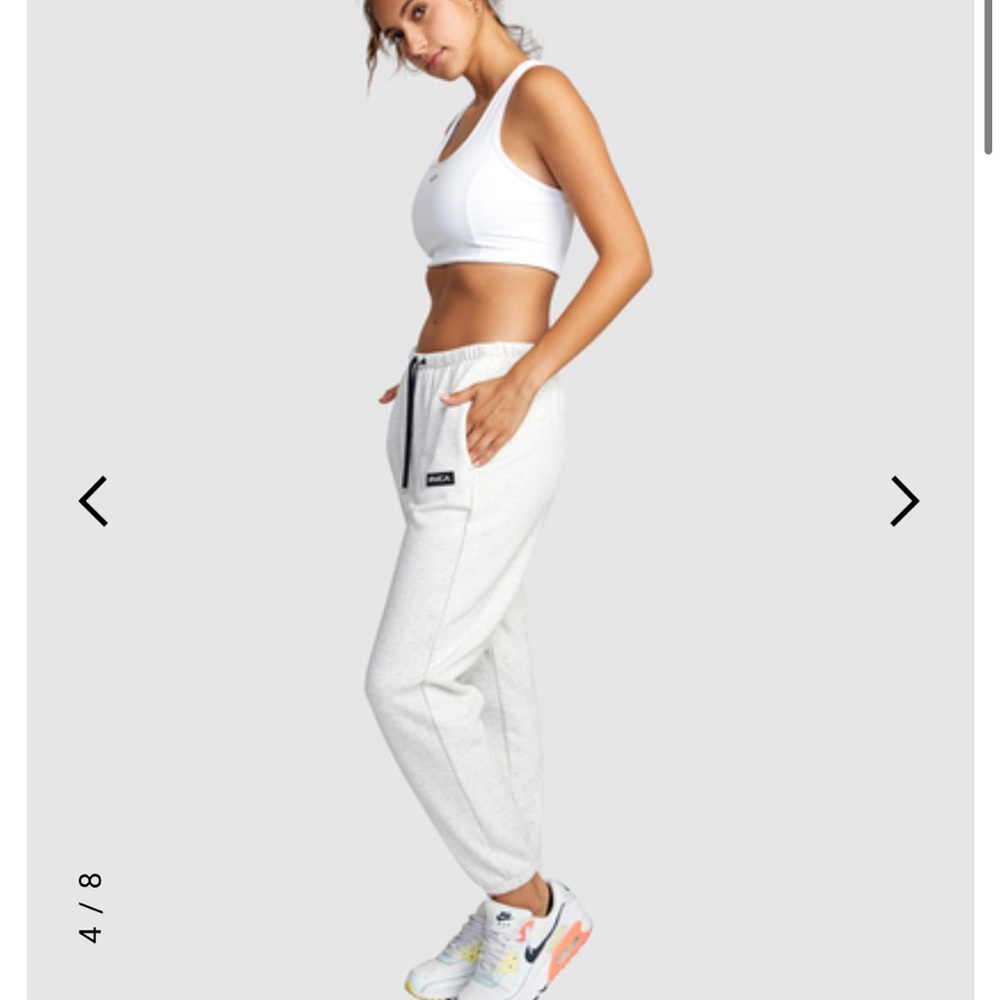 RVCA Gray Yogger Sweatpants
